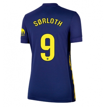 Billige Fotballdrakt Atletico Madrid Alexander Sorloth #9 Replika Bortedrakt Dame 2025-26 Kortermet